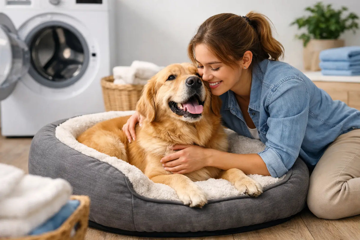 How to Wash a Dog Bed Without Ruining It