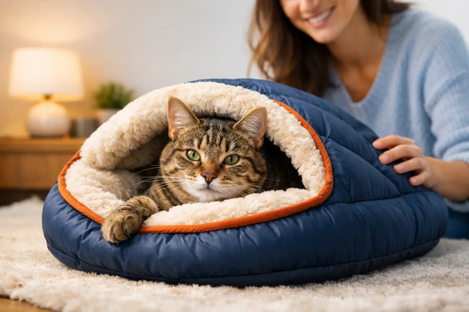 How a Warming Sleeping Bag for Cats Helps