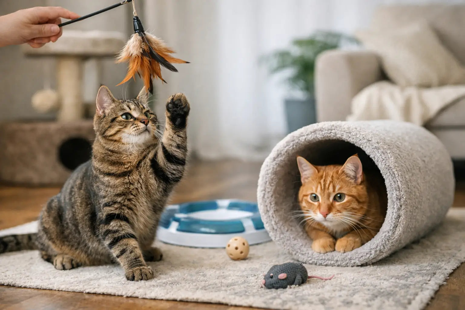 How to Entertain Indoor Cats at Home