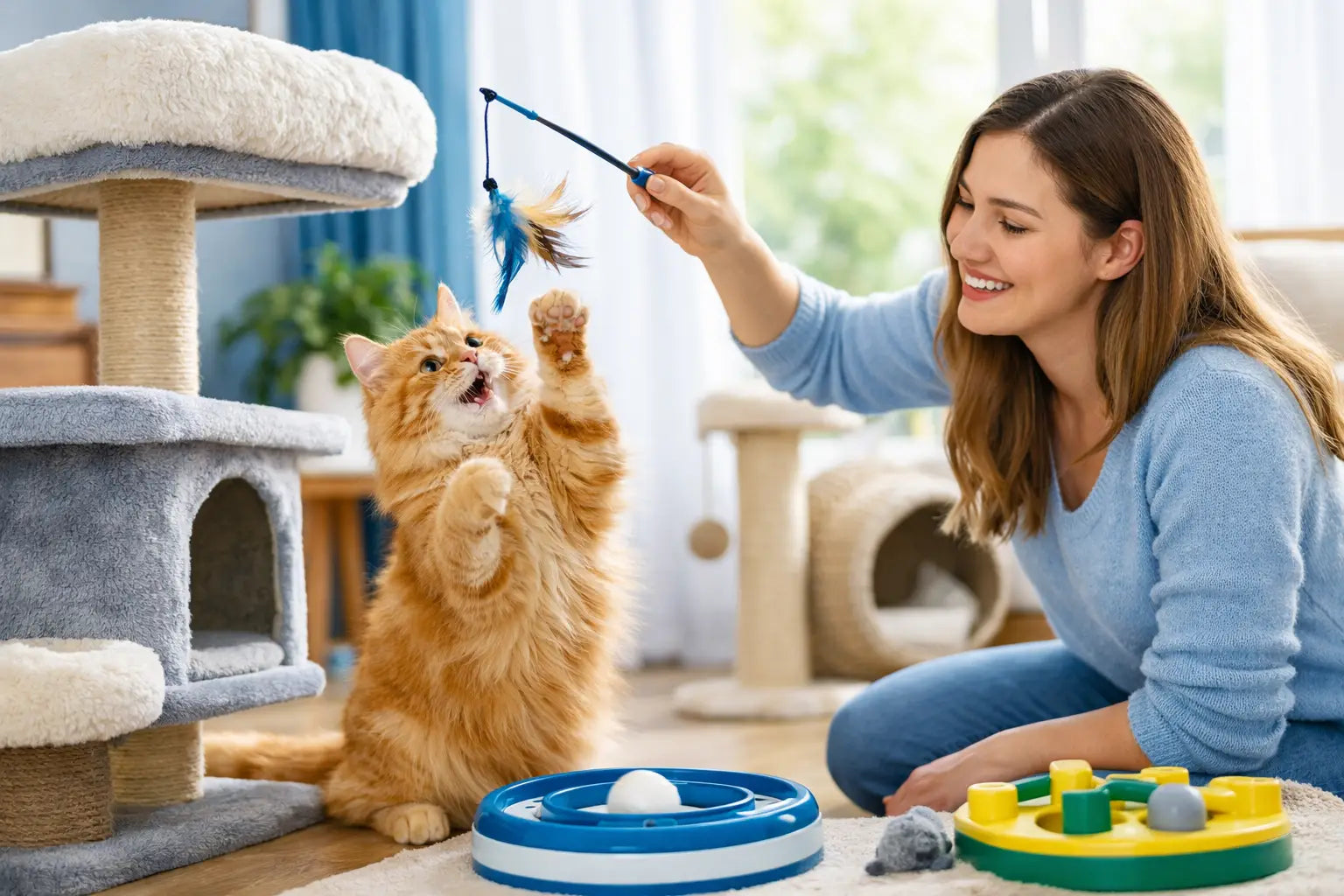 Indoor Cat Playtime That Keeps Cats Happy