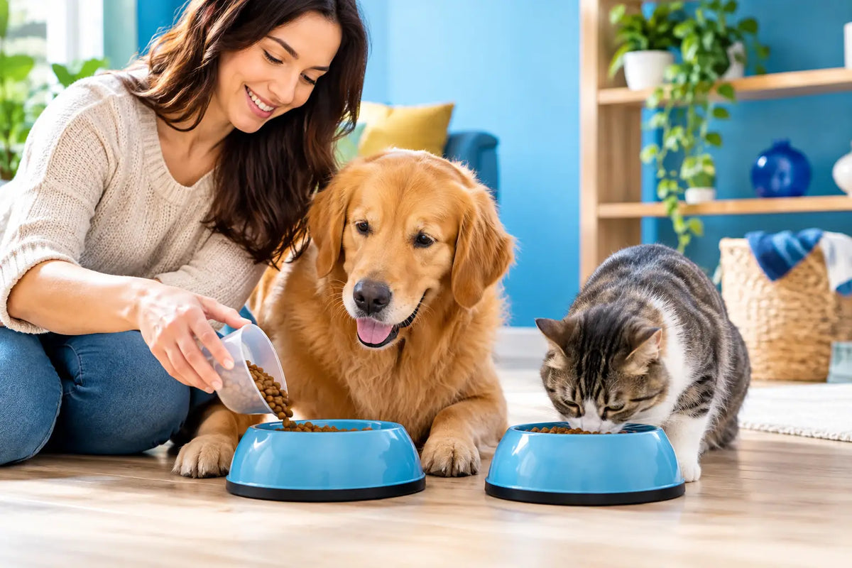 How to Set Feeder Portions for Cats and Dogs
