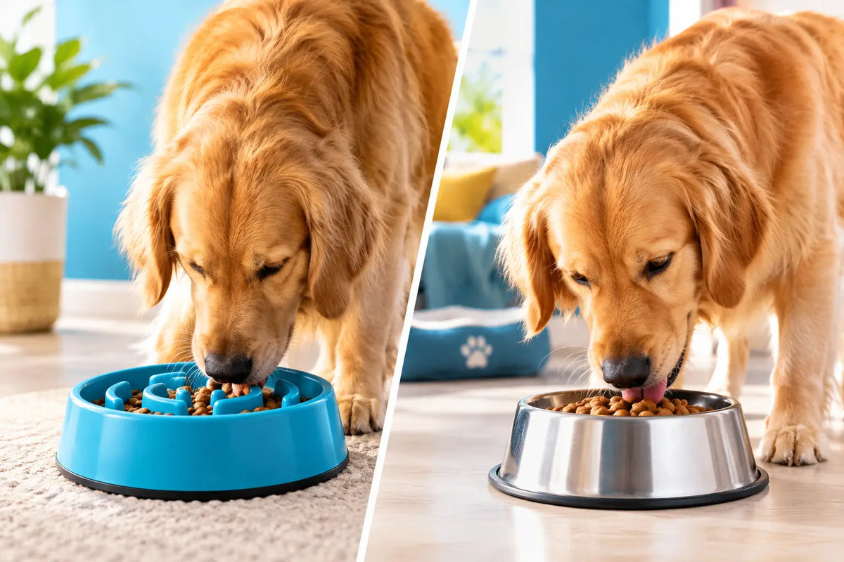 Slow Feeder Versus Regular Bowl for Your Pet